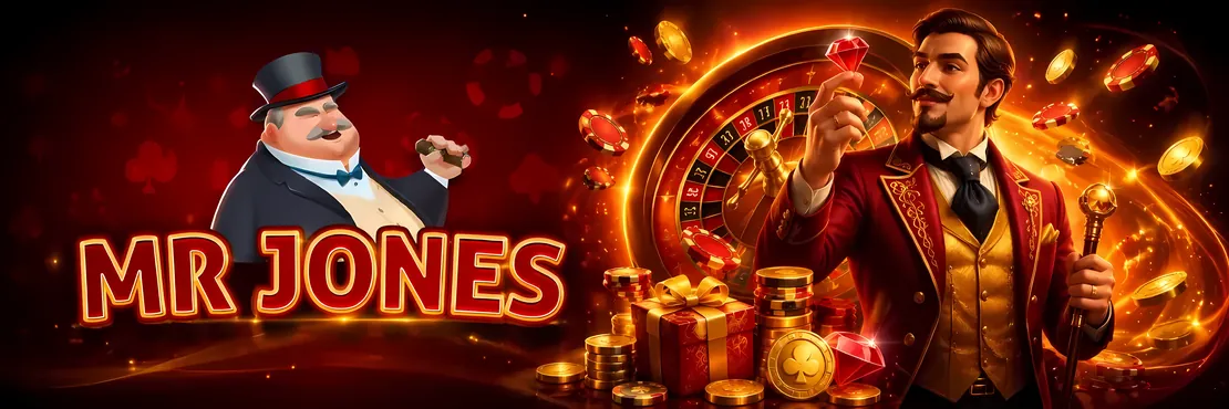 Mr Jones Casino: register and claim the welcome package